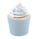 Caissettes à cupcakes et muffins 50 pcs Caissettes avec bord ondulé en papier de cuisson Dimensions 5 x 4,6 cm Pour la cuisson 4