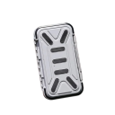 Caixa à prova de água para material de pesca com abertura dupla 16 x 9 x 4 cm Organizador portátil resistente para anzóis e iscos Caixa 6