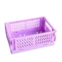 Caixa de armazenamento dobrável de plástico com pegas 15 x 10 x 5,8 cm Caixa de armazenamento portátil para pequenos objetos Organizador para o lar e escritório 8