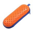 Caixa de armazenamento para óculos de natação 18,5 x 8 x 6 cm Estojo respirável em material EVA Capa protetora para óculos de piscina 8