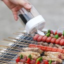 Caixa de especiarias 4 em 1 com tampa 8,5 × 6,5 × 6,5 cm recipiente multifuncional com 4 compartimentos para organização de especiarias na cozinha 3