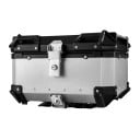 Caixa de Moto 65L impermeável em ABS 34 × 59 × 42 cm com sistema de montagem rápida e chaves 2