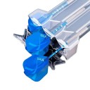 Caixa de plástico transparente para dardos 17x8,5 cm estojo resistente com chaveiro para pontas macias e dardos até 7 mm acessório portátil 9