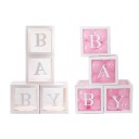 Caixa decorativa para balões com letra 27 x 27 cm 2