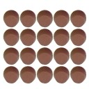 Caixas de papel para muffins 100 un Antiaderente não deixa passar gordura Altura 3,2 cm Diâmetro da base 5 cm e do topo 6,8 cm 4