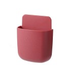 Caja de almacenamiento de pared Soporte para teléfono móvil y control remoto Estuche organizador Organizador doméstico práctico 3