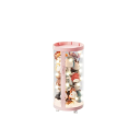 Caja de almacenamiento transparente para muñecas con luces LED y ruedas 96x27 cm organizador de PP con cremallera para fácil almacenamiento de juguetes 1