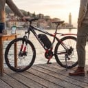 Caja de batería para bicicleta eléctrica ChamRider Polly DP-7 Con cerradura y llaves 36 V 70 celdas Cubierta de plástico Color negro Para construcción 5
