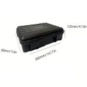 Caja de herramientas con relleno de espuma 360 × 300 × 106 mm maletín negro de protección para un almacenamiento ordenado de herramientas y equipo 3
