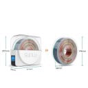 Caja de secado 271 x 100 x 237 mm para filamento 3D con calentamiento uniforme, con pantalla LCD, ajuste de temperatura de 35–55 °C y tiempo 3