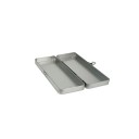 Caja metálica de regalo con tapa 24,9×11,9×3,3 cm lata en forma de maletín con cierre de clip para empaquetar regalos y alimentos 3