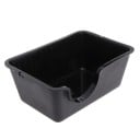 Caja para reptiles de terrario Refugio de plástico negro con entrada semicircular y esquinas redondeadas Medidas 13,8 x 9,5 x 6 cm Para un descanso 5