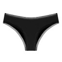 Calças menstruais femininas com parte absorvente de 4 camadas em fibra de bambu e elastano, roupa interior reutilizável para o período menstrual 1