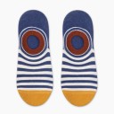 Calcetines cortos de hombre con rayas 4
