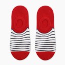Calcetines cortos de hombre con rayas 5