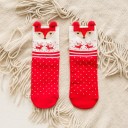 Calcetines de algodón navideños 12