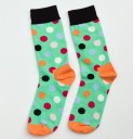 Calcetines de algodón para hombre con lunares 8