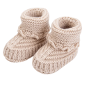 Calcetines de invierno para bebés de 0 a 12 meses Calcetines de un solo color tejidos de algodón Calcetines unisex cálidos para recién nacidos y bebés 1