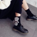 Calcetines de lana para mujer con osito de peluche en 3D 2