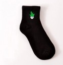 Calcetines de mujer con bordado 17