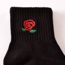 Calcetines de mujer con bordado 10