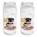 Calcetines de mujer con estampado de perro 2