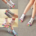 Calcetines de mujer con puntera y ojos 3