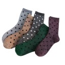 Calcetines de mujer con purpurina y lunares 2