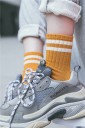 Calcetines de mujer con purpurina y rayas 13