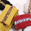 Calcetines de mujer con rayas de leopardo 3