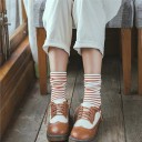 Calcetines de mujer con rayas 4