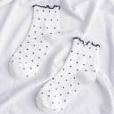 Calcetines de mujer con volantes Algodón spandex 5