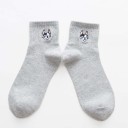 Calcetines de mujer de color liso 21