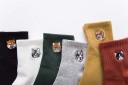 Calcetines de mujer de color liso 12