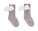 Calcetines hasta la rodilla con alas para niñas 4