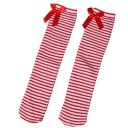 Calcetines hasta la rodilla con lazo para niñas 10