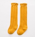 Calcetines hasta la rodilla de colores para niñas 19