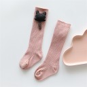 Calcetines hasta la rodilla para niña con motivo 3D 8