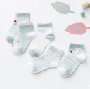 Calcetines infantiles con animales - 5 pares 12