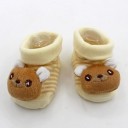 Calcetines infantiles con decoración de peluche. 12