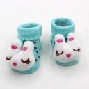 Calcetines infantiles con decoración de peluche. 15