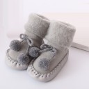 Calcetines infantiles con suela dura y cuentas 6
