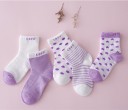 Calcetines infantiles con varios estampados 5 pares J877 10