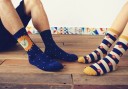 Calcetines largos con estampado de león 2