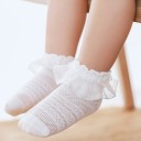 Calcetines tobilleros niña con volantes 4