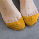 Calcetines transparentes de mujer con lunares 7