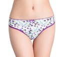 Calcinhas com flores - 5 pcs 1