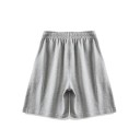 Calções de desporto masculinos soltos com cordão de ajuste Material leve e respirável Calções de corrida para fitness treino exercício 5