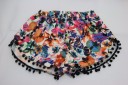 Calções de Verão Femininos com Padrão Floral 2