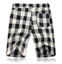 Calções de xadrez para homem A2484 1